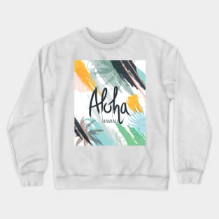 vintage Retro summer Hawaii Hippie Van Beach Surfer Longboard Aloha Crewneck Sweatshirt